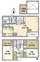 荻窪戸建の物件間取画像